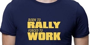 Camiseta rallyes Born to rally