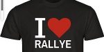 Camiseta I love rallye