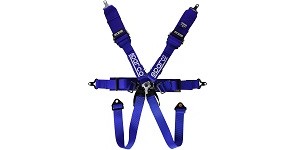 Arnes Sparco Hans Azul 6 puntos