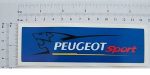 Vinilo Peugeot Sport azul
