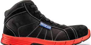 Zapato seguridad Sparco Negro Rojo